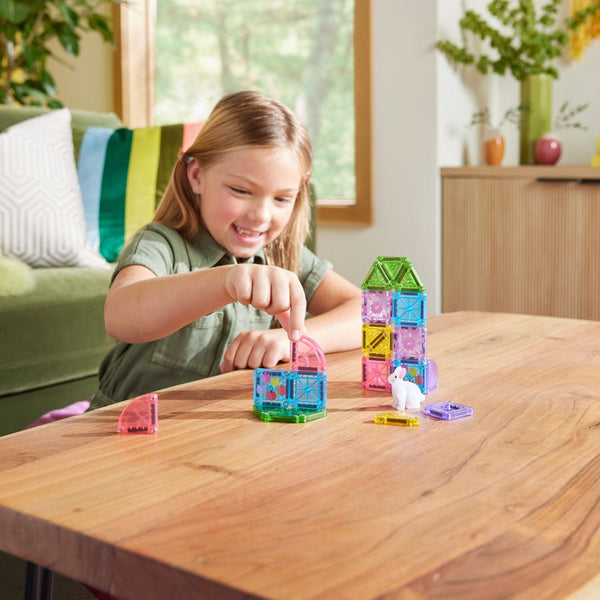 Magna Tiles Spring Garden microMAGS Reise-Set mit Magneten (26-teilig)