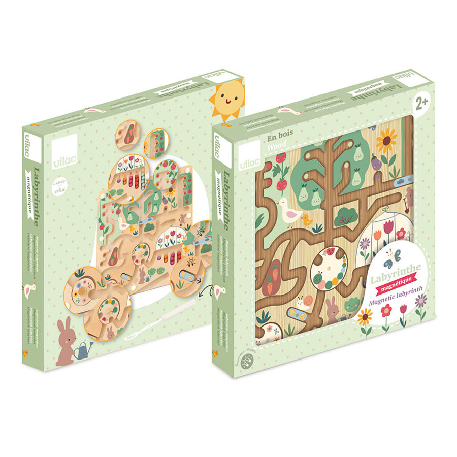 Magnetisches Labyrinth mit Garten
