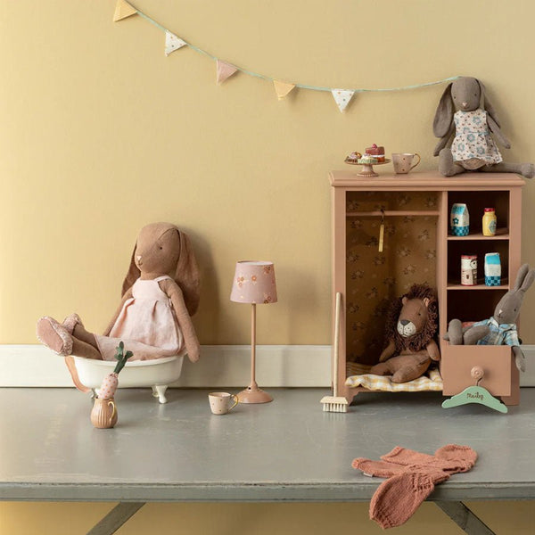 Maileg Miniatur-Stehlampe, Dunkelrosa