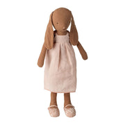 Kanin i Brun med Kjole og Sko (Str. 3)