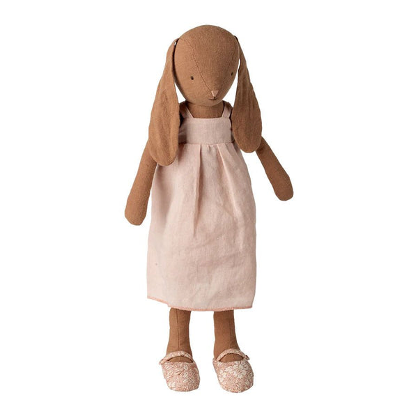 Maileg Hase mit Kleid und Schuhen (Größe 3), Braun