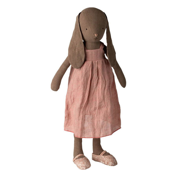 Maileg Hase mit Kleid und Schuhen (Größe 4), Braun