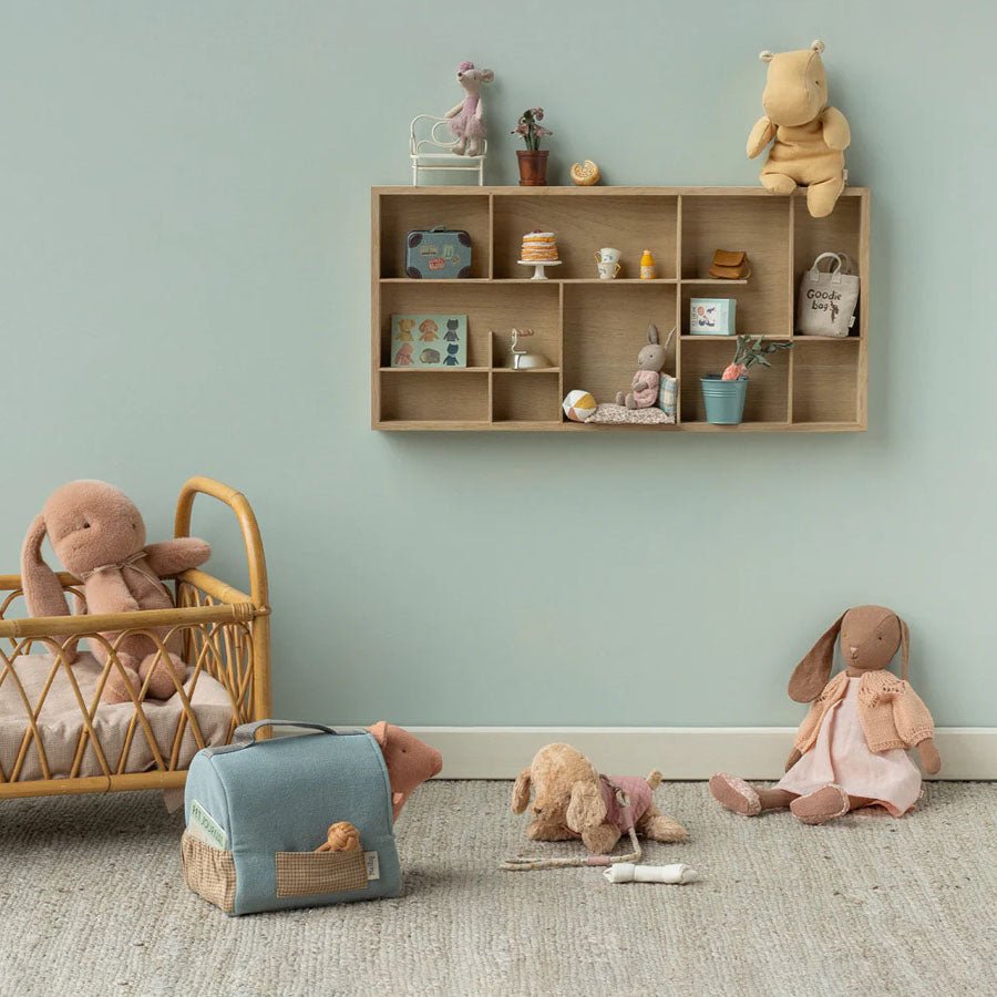 Strikket Cardigan til Kanin i Lys Rosa (Str. 3)