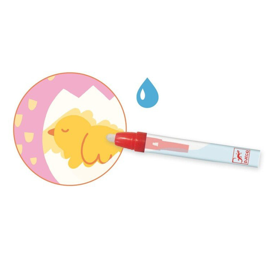 Zauber-Malbilder"Tiere im Garten"