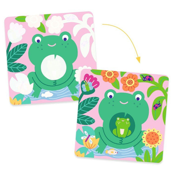 Zauber-Malbilder"Tiere im Garten"