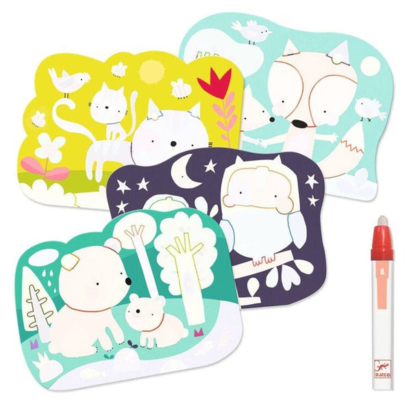 Mal med Vand "Gemt i Skoven"