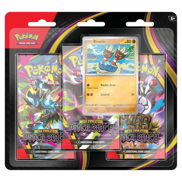 Mega Evolution Pitch Black ME05 3-pak Blister Binacle