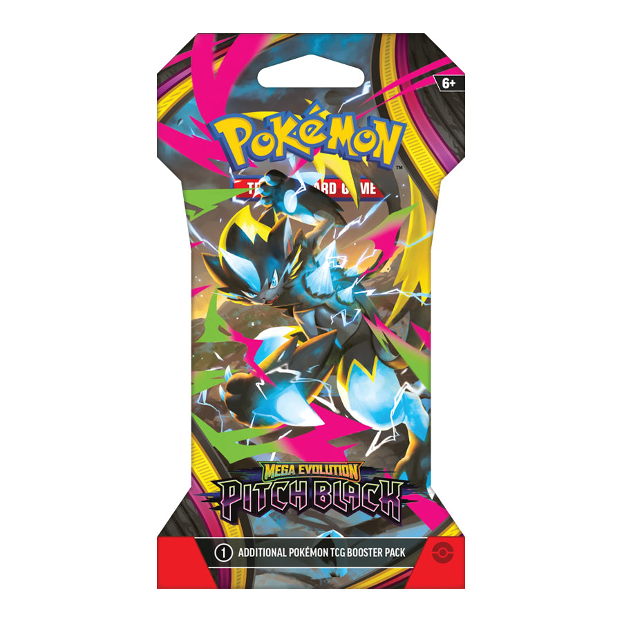 Mega Evolution Pitch Black ME05 Booster mit Hülle