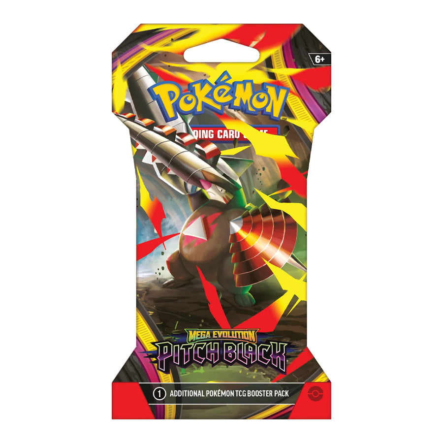 Mega Evolution Pitch Black ME05 Booster mit Hülle