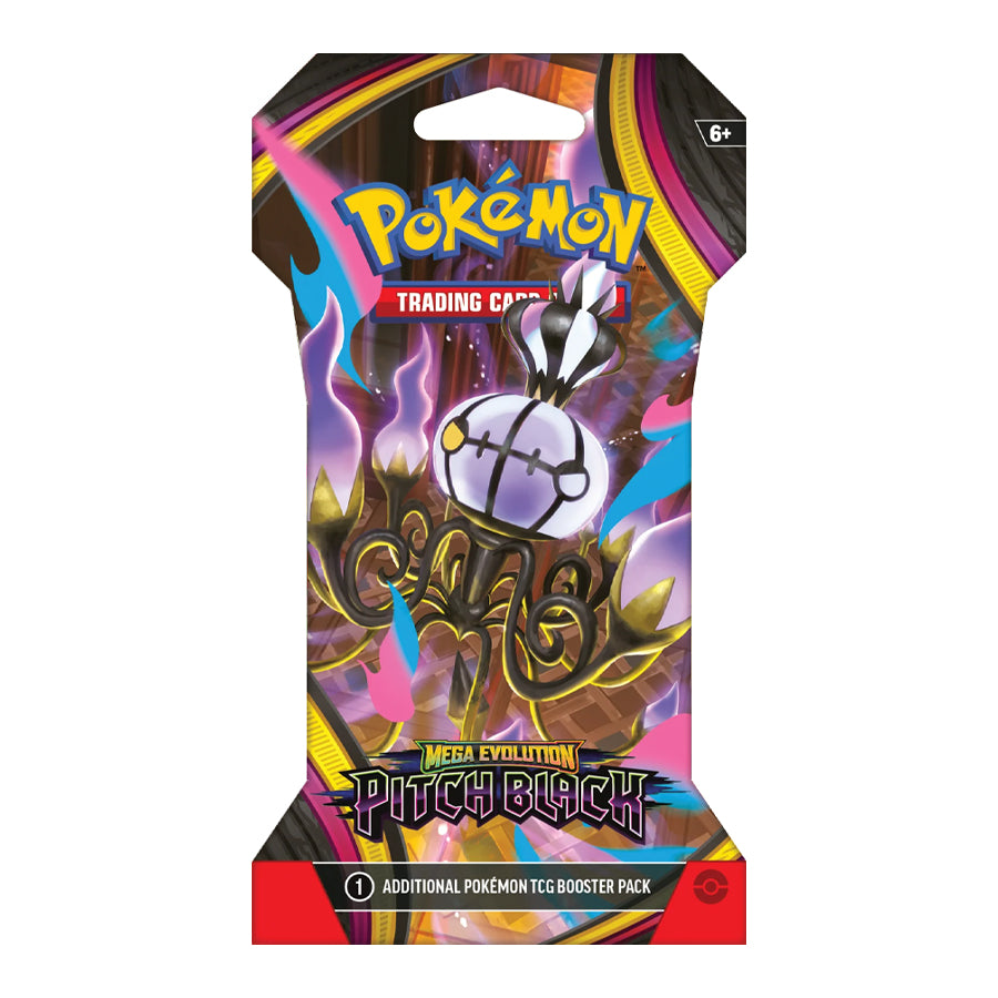 Mega Evolution Pitch Black ME05 Booster mit Hülle