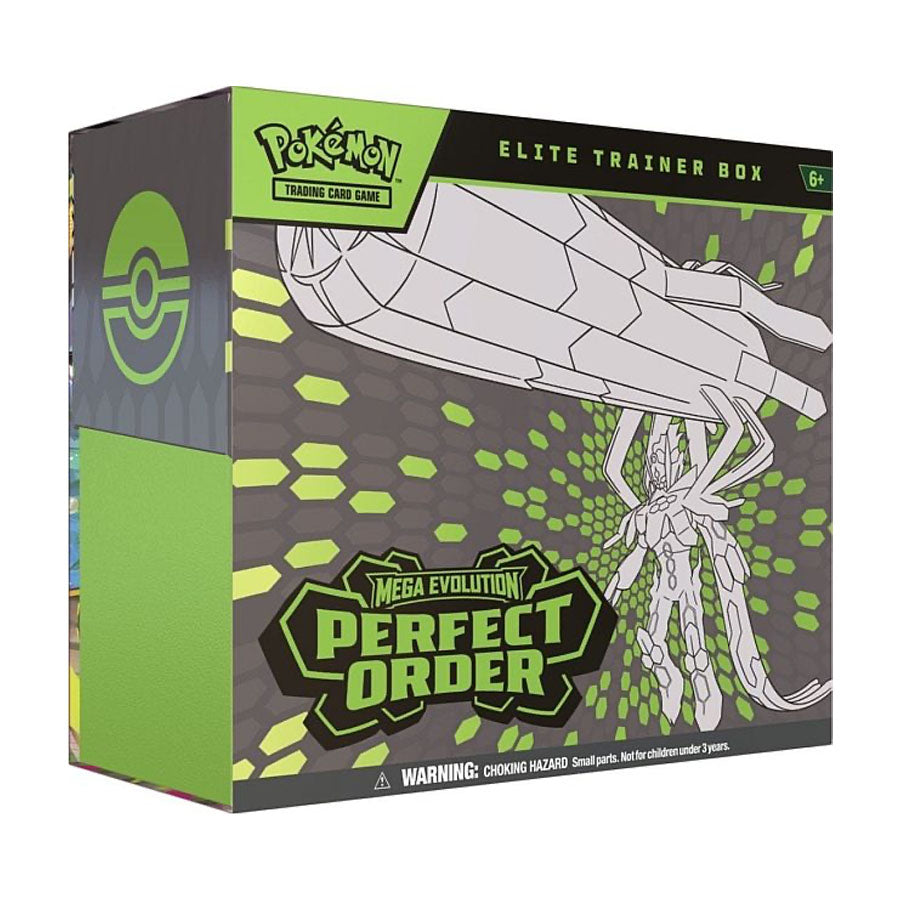 Mega Evolutions Elite Trainer Box ME03, Perfekte Ordnung: Zygarde, englisch