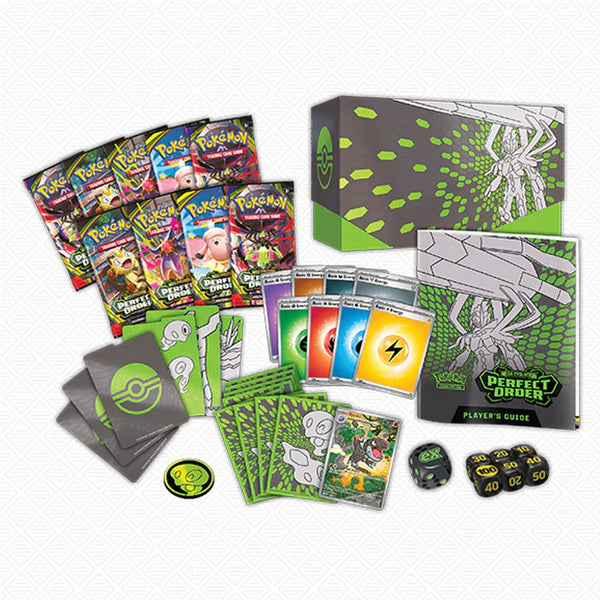 Mega Evolutions Elite Trainer Box ME03, Perfekte Ordnung: Zygarde, englisch