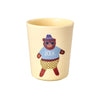 Melaminbecher mit Bärenmotiv, matt (150 ml)