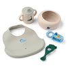 Mileah Baby Spisesæt i Dino Roar / Dove Blue