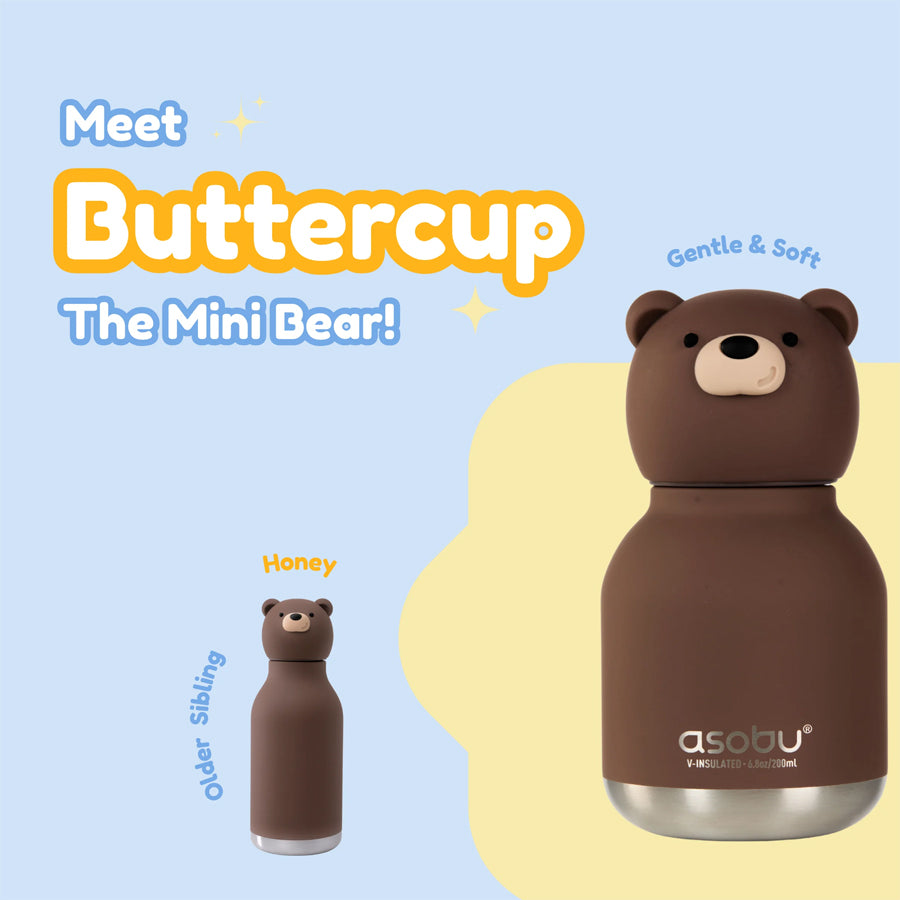 Mini Besties Trinkflasche Brown Bear