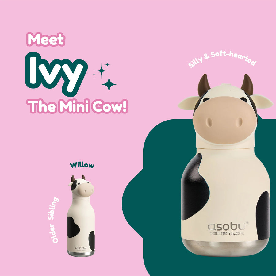 Mini Besties Trinkflasche Kuh