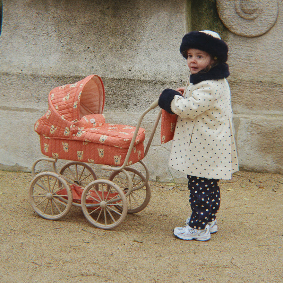 Minnie Puppenwagen in Ciao Miao rosa