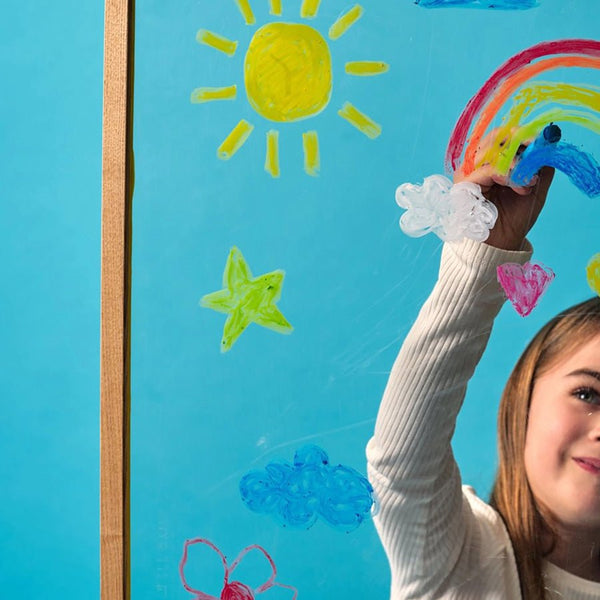 OOLY - Gel Farvekridt 10 Stk, Vinduesmaling Rainy Days