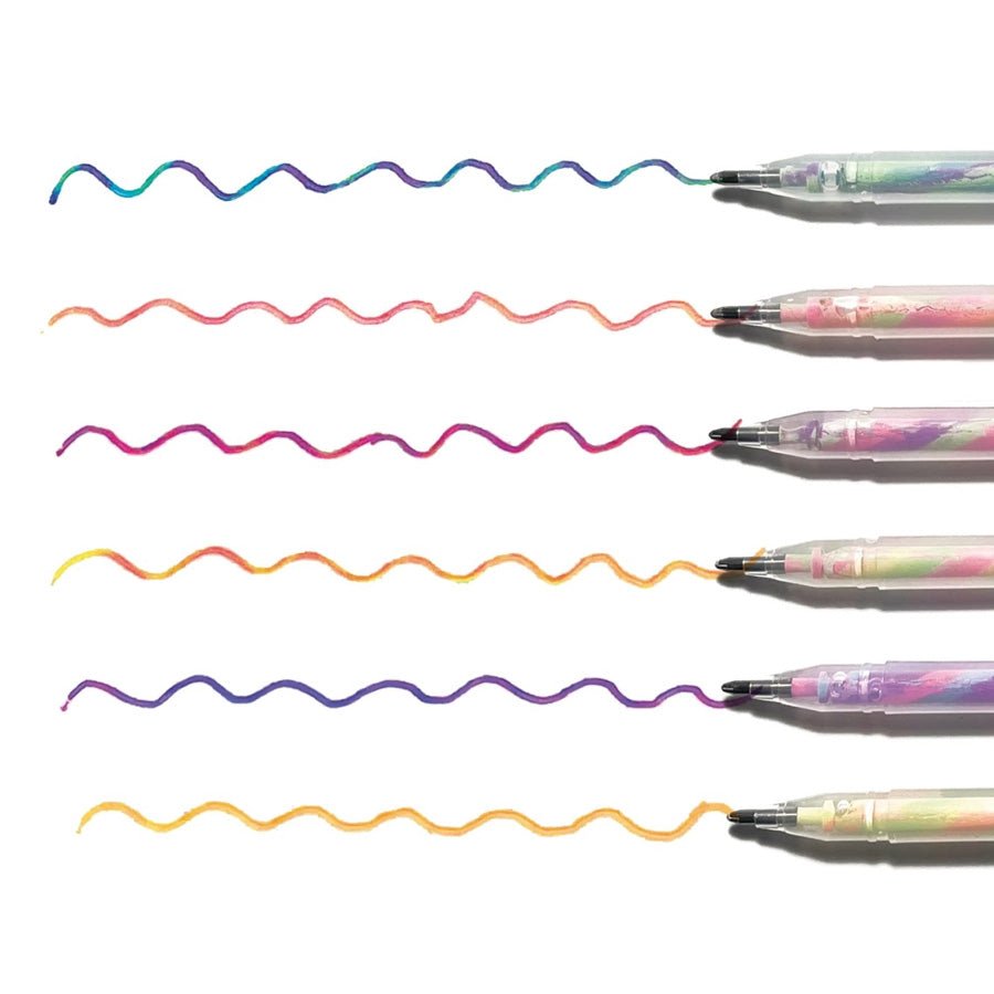 OOLY - Gelpen Med Duft 6 Stk, Tutti Frutti