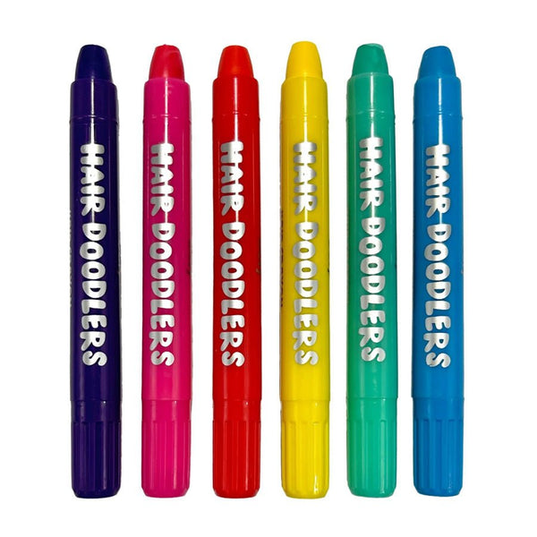 OOLY - Hårmaling 6 Stk, Hair Doodlers