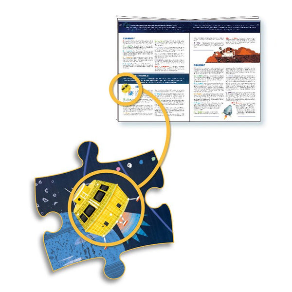 Beobachtungspuzzle mit dem Weltraum (200 Teile)