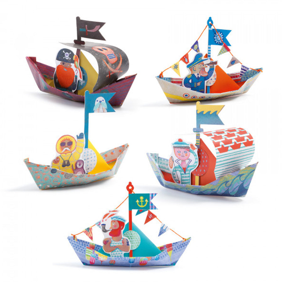 Origami "Papirbåde"