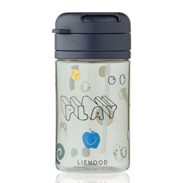 Pavia Tritan Trinkbecher mit Strohhalm Play/Dusty Peppermint (500 ml)