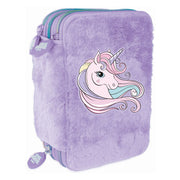 Trippel Penalhus med Unicorn i Lilla