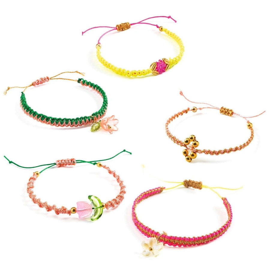 Perlenweb-Set in rosa