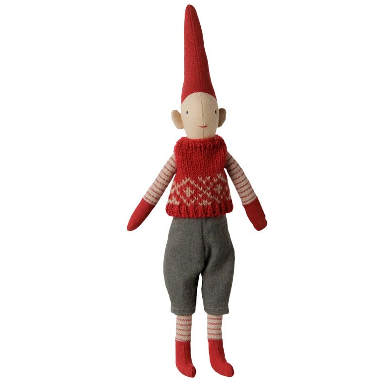 Pixy Dreng Rød Strik Vest (str. 1)
