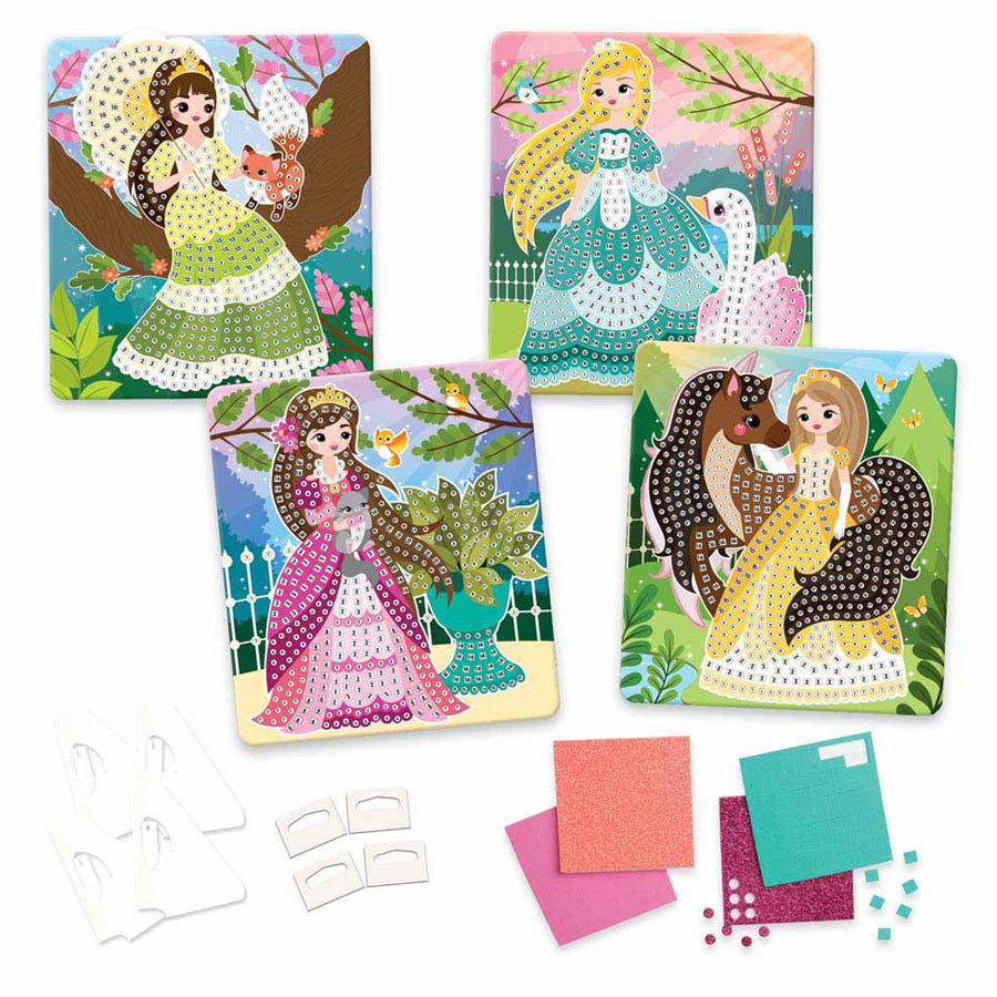 Prinsesser med Klistremosaikker