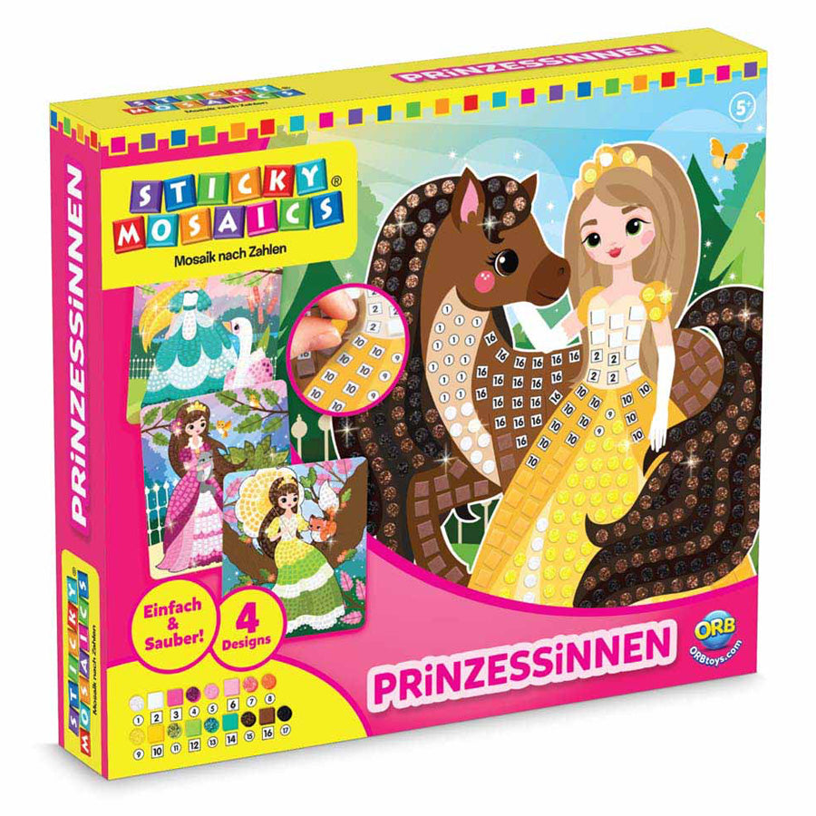 Prinsesser med Klistremosaikker