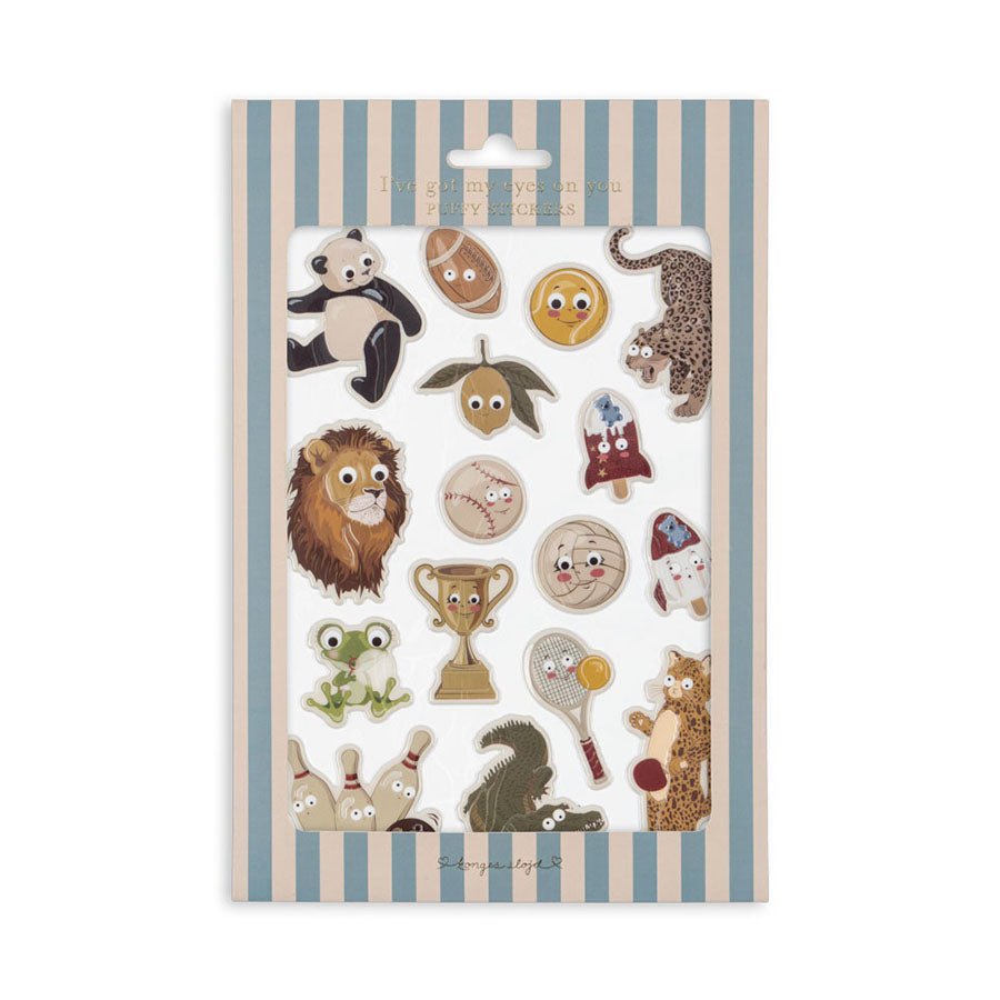 Puffy Stickers med Animals