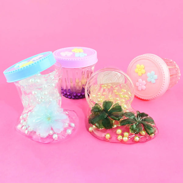 Putty Flower Schleim in verschiedenen Farben