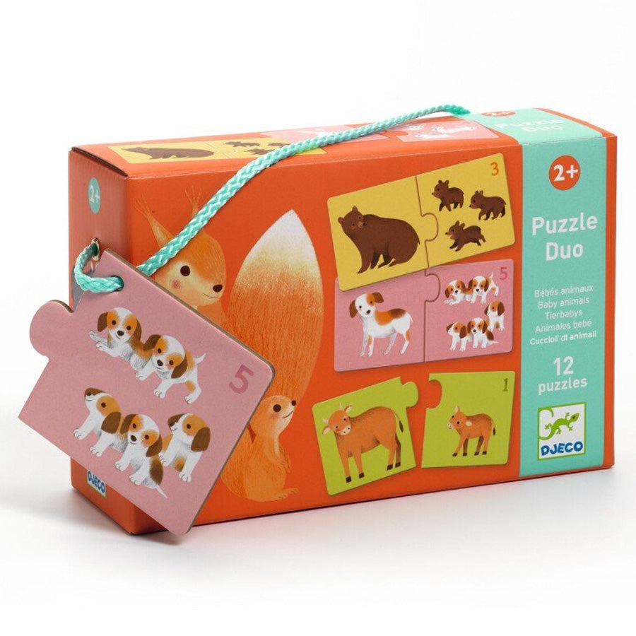 Puzzle Duo med Babydyr