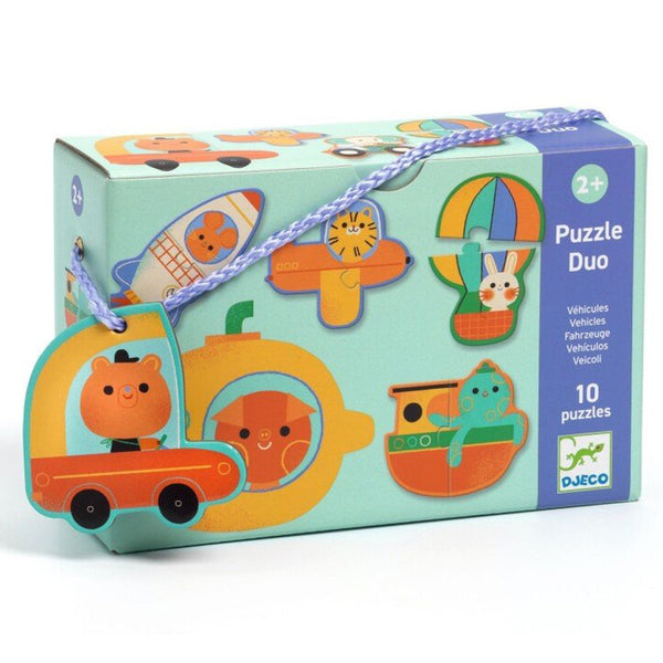 Djeco Duo-Puzzles, Transport
