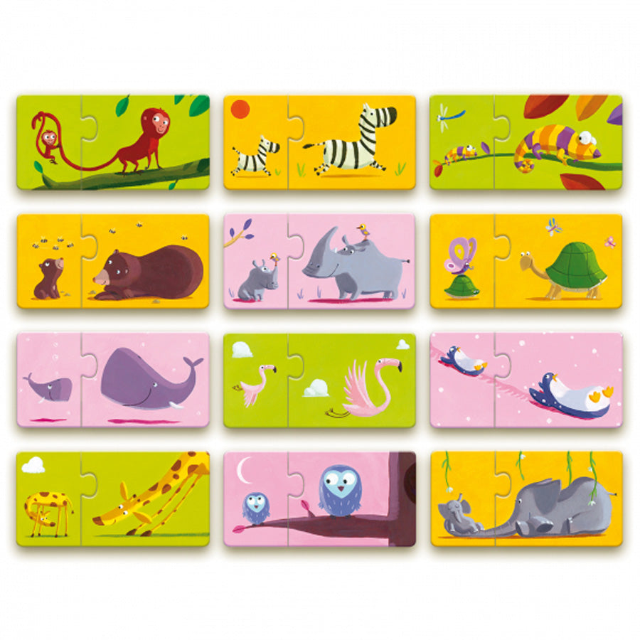 Puzzle Duo med Mor og Barn