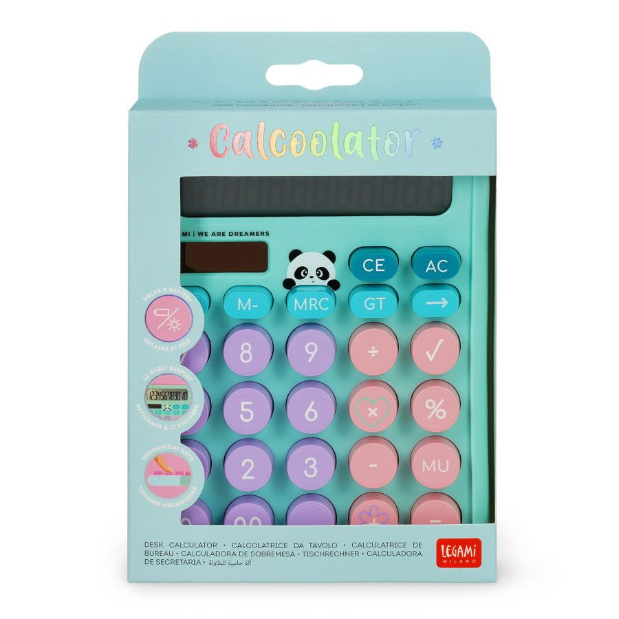 Taschenrechner mit Panda