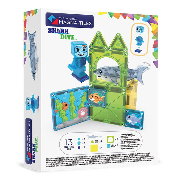 Shark Dive Magnetisk Byggesæt (13 dele)