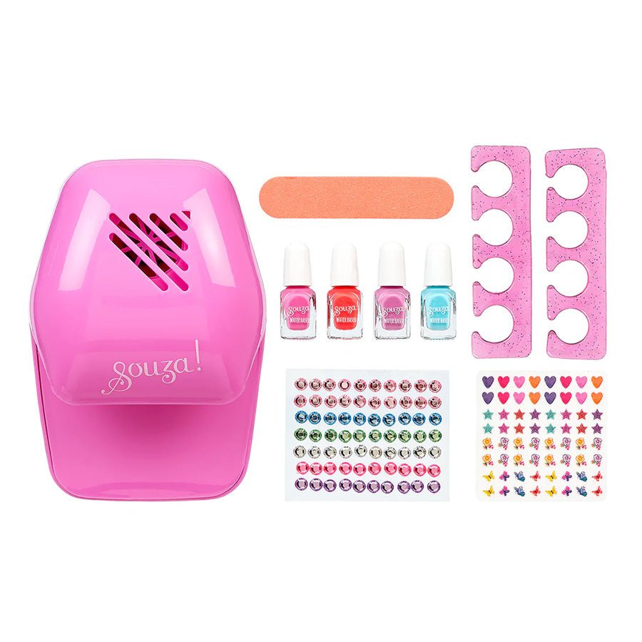 Souza Negletørrer med Neglelak og Accessories