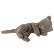 Maileg Schlafendes Plüschkätzchen, klein, grau