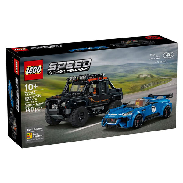 FORUDBESTILLNG Speed Champions Jaguar Project 7 og Land Rover Defender