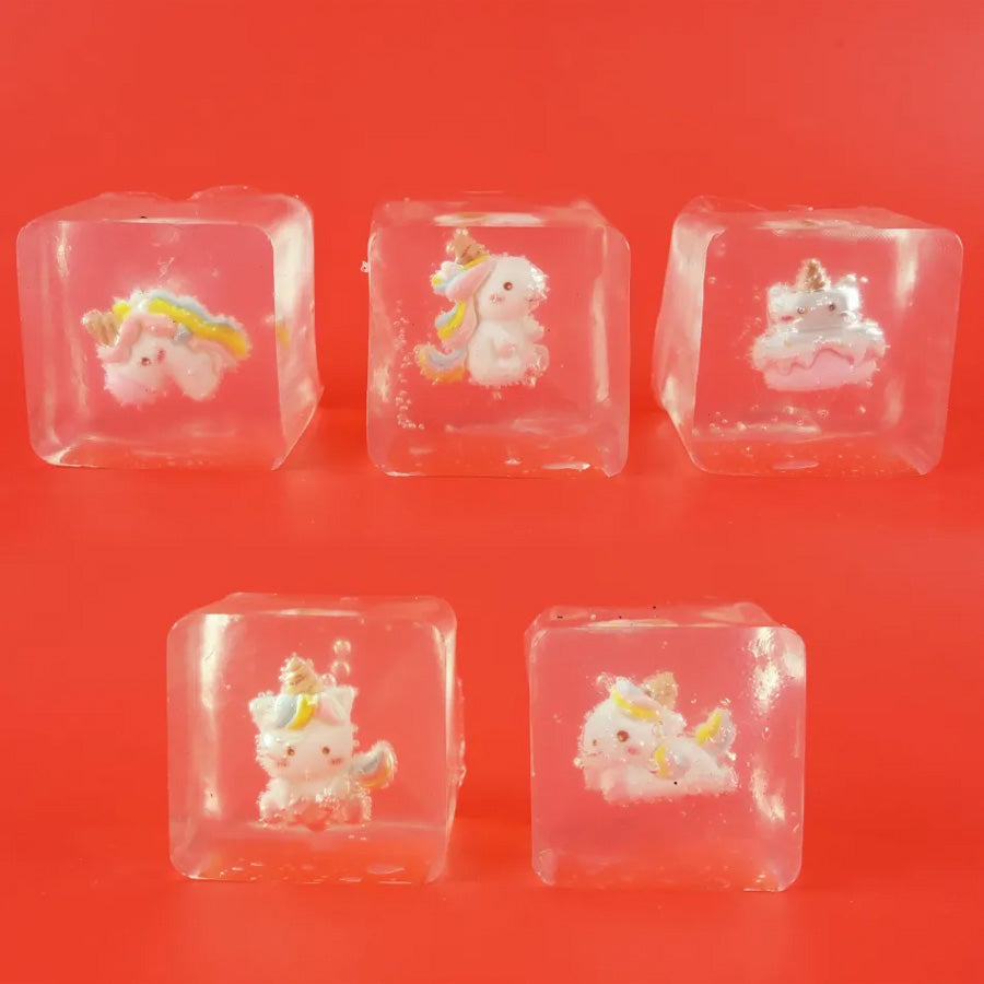 Squeeze Ice Cube Enhjørning asst.
