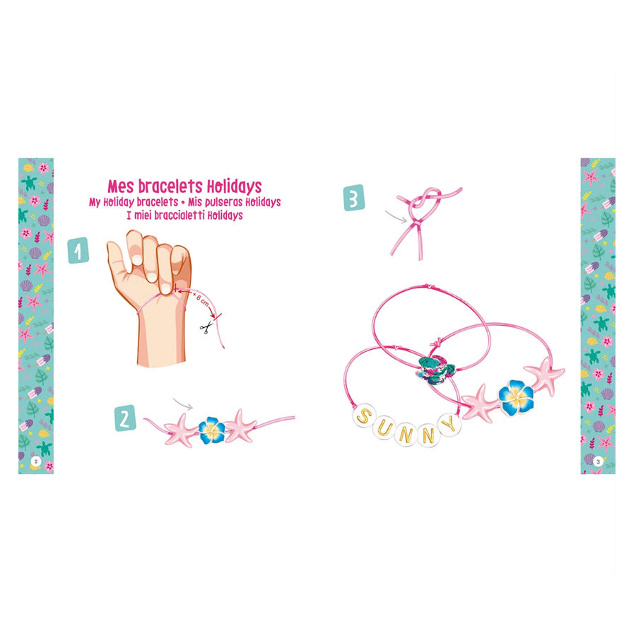 Großes Jewellery Factory Set mit Sommerarmbändern