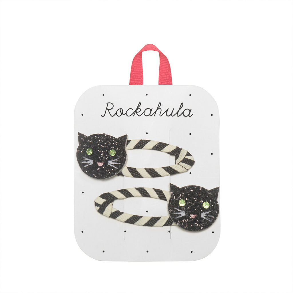 Gestreifte Katzen-Haarclips