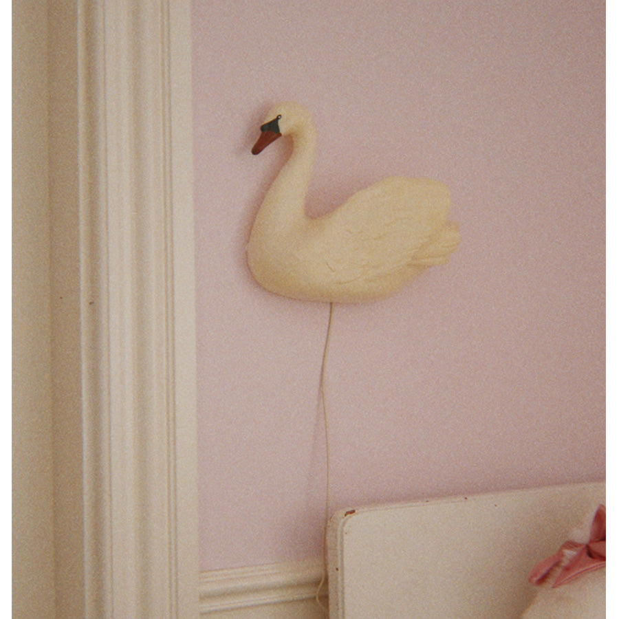 Schwan-Wandlampe