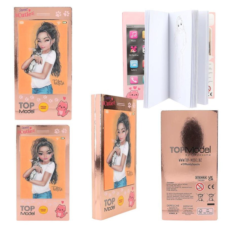 TOPModel Minimobil Malebog Med Lyd, Asst.