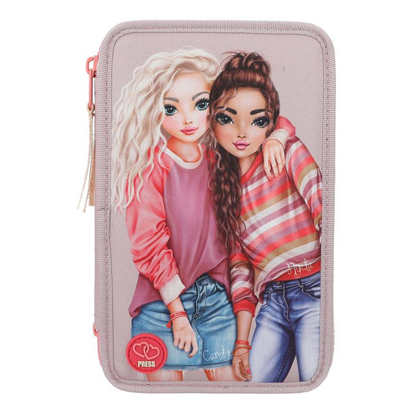 TOPModel Dreifach-Mäppchen mit LED, BEST FRIENDS