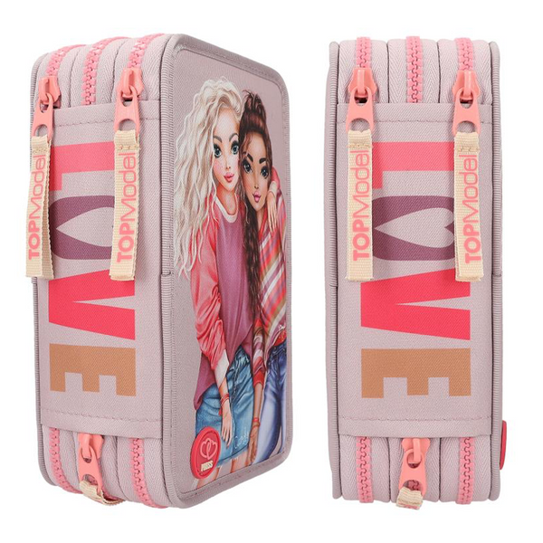 TOPModel Dreifach-Mäppchen mit LED, BEST FRIENDS
