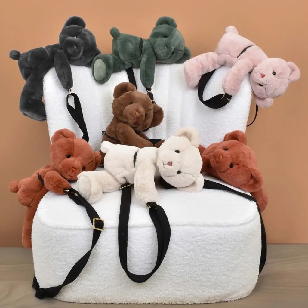 Taske med Bjørn i Brun (30 cm) fra Doudou et Compagnie